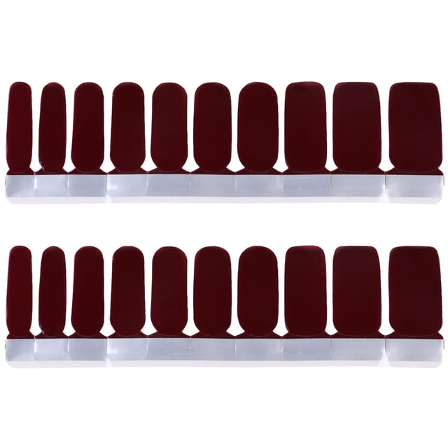 1 hoja / 20 piezas de color sólido adhesivo para decoración de uñas con encanto calcomanía para uñas decoración DIY accesorio de manicura para mujeres y niñas (rojo llama)