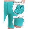 thumbnail image 5 of Made by Olivia Women's Basic Solid Active Yoga Biker Shorts, 5 of 5
