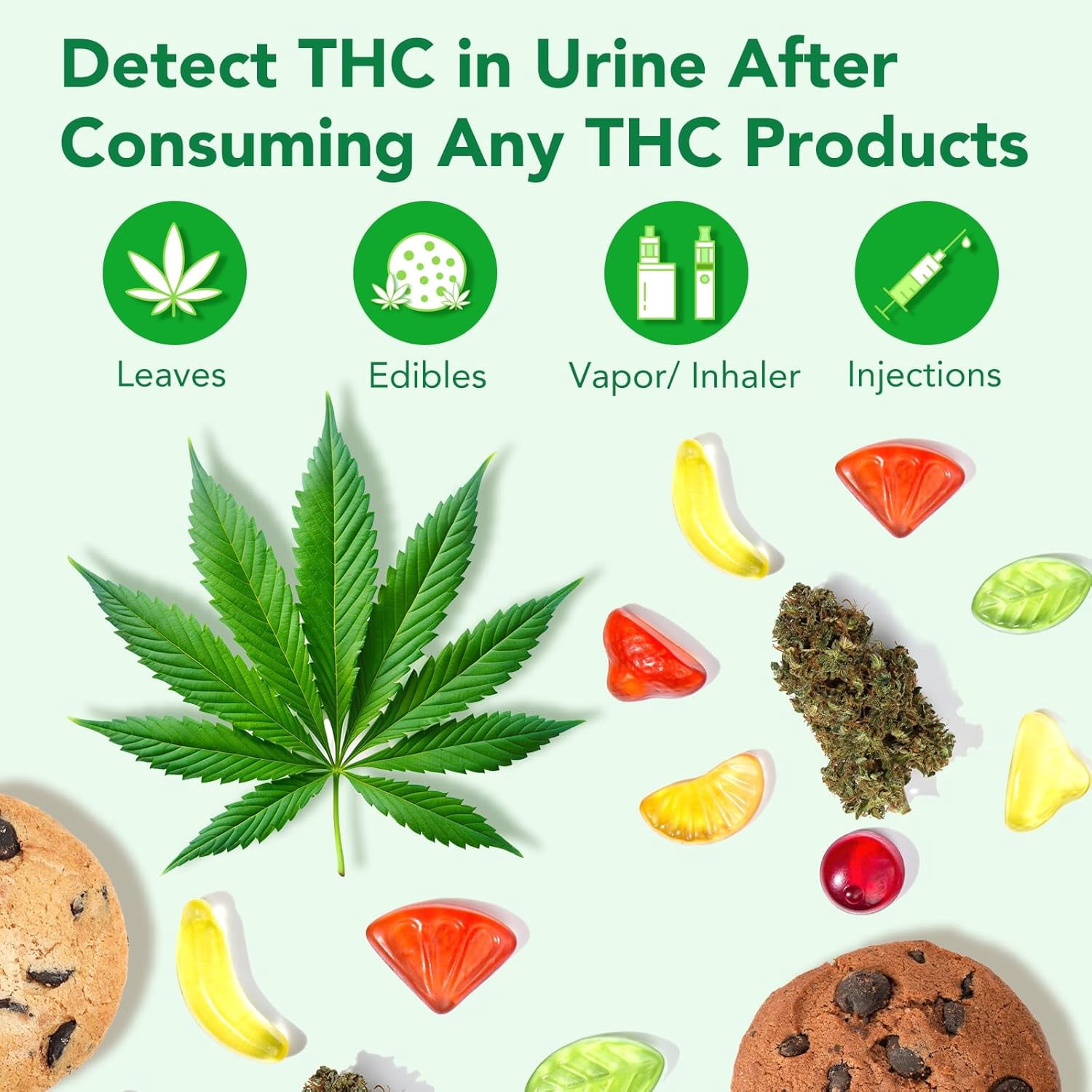 Easy@Home Marijuana (THC) Drug Test Cup– 1 Count | At-Home Urine Test Cup for THC Detection | Fast & Accurate Cannabis Screening | ECTH4-114A3