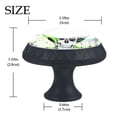thumbnail image 3 of 4 Pcs Skull Knobs for Kitchen Cabinet Cupboard Dresser Bookcase Drawer Pulls Handles Round Home Decor, 3 of 5
