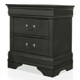 thumbnail image 6 of FOA Jussy 5pc Gray Wood Bedroom Set-Queen+2 Nightstands+Dresser+Mirror, 6 of 11