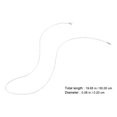 thumbnail image 4 of Miangastore Stainless Steel Extension Chain Silver 1Pack 19.7In, 4 of 8