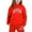 Red, variant on Gelikeya Sweaters for Girls Hoodies Hooded Long Sleeve Sweatshirt Sweatpants 2 Piece Sweatsuit Tracksuit Sets 1-9Y (Coffee, 1-2 Years)