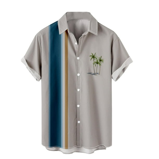 Camisas Para Hombre Camisa Hawaiana Camisas de Estilo de Moda Camisas Casuales de Manga Corta Odeerbi ODB158932