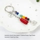thumbnail image 3 of Sonducket LLavero de cuentas de piedra de colores, colgante de Fitness a la moda, colgante de loto, cadenas de borlas, joyería para mujer, accesorios para Accesorios de disfraces Sonducket AP012048-00, 3 of 6