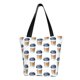 thumbnail image 1 of Balery Coffee To Go Pattern Bolsa de Hombro con Diseño, Bolsa Grande y Duradera, Bolsa Versátil para Compras, 1 of 6