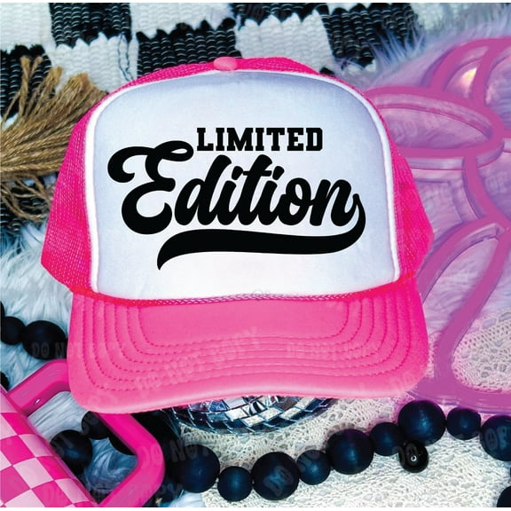 Limited Edition Neon Pink & White Unisex Foam Trucker Hat