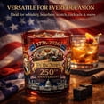 thumbnail image 4 of America 250th Anniversary “We The People” Heritage Whiskey Glass - Commemorative 250th Anniversary Tumbler with Weighted Bottom for Whiskey & American Decor, 4 of 5