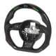 thumbnail image 3 of Volante trasero de fibra de carbono, volante con cambio LED de fibra de carbono, volante de cuero para derrapar, elegante y moderno, 3 of 9