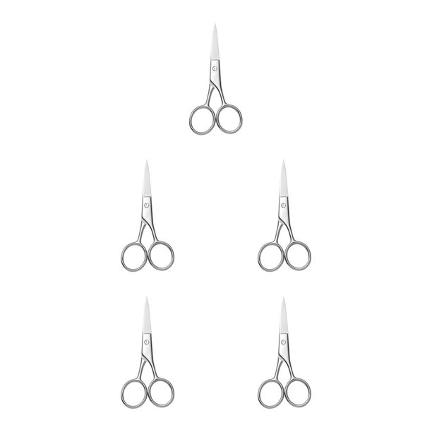 Jumpingount Tijeras para bigote resistentes al desgaste, mano de obra fina, mango de diseño ergonómico, cortadora de belleza distintiva para viajes, Type2 NO2 Jumpingount CBP268152