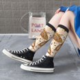 thumbnail image 5 of Xecao Corn 5 print thigh-high socks, crafted for both men and women with a stretchy, high-opaque design perfect for daily wear, 5 of 6