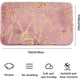 thumbnail image 2 of Alfombra de baño de mármol de 50 x 80 cm, antideslizante, color rosa, alfombra de baño ultra suave, lavable, alfombra de baño, alfombra absorbente de agua, alfombra de ducha, decoración para cocina,, 2 of 5