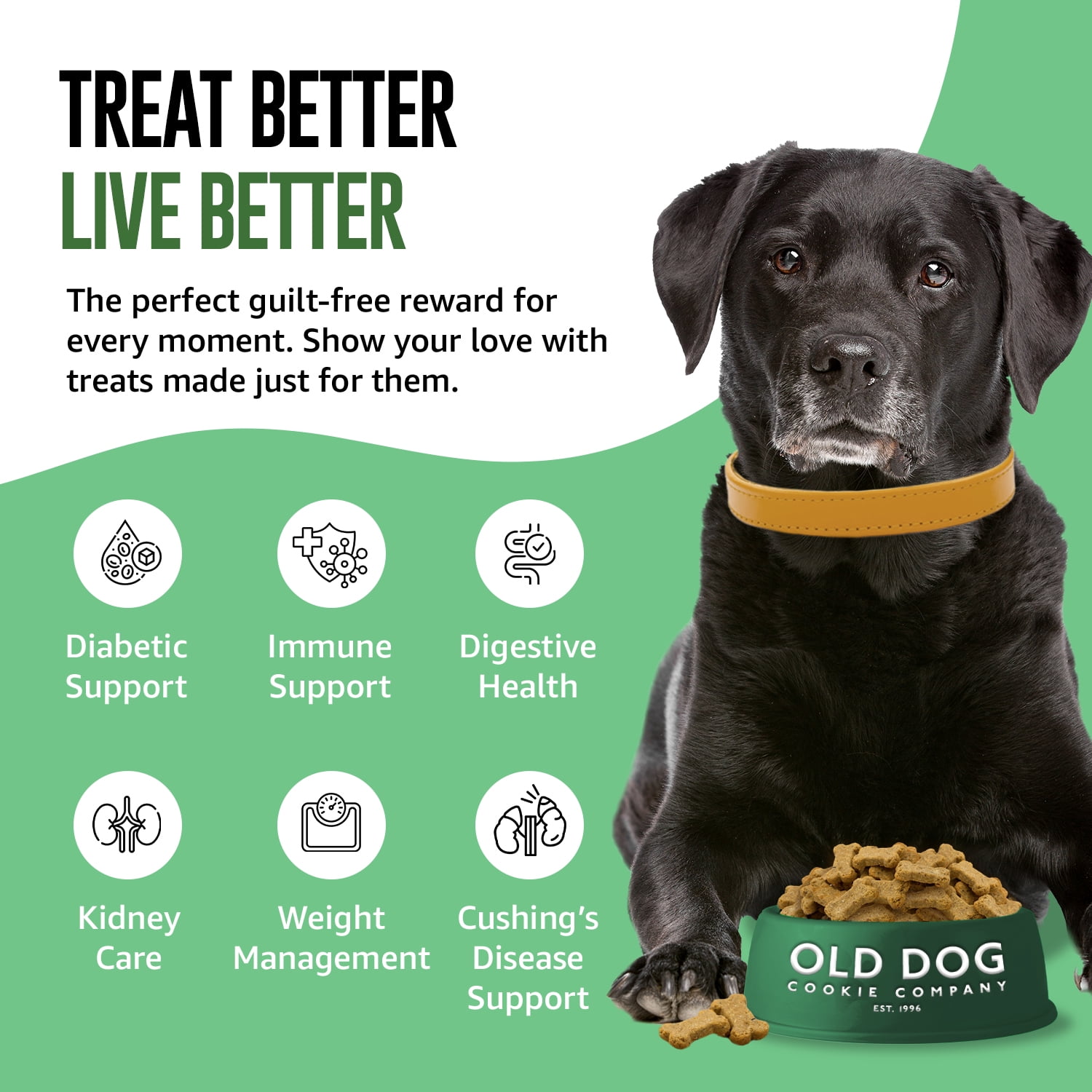 TINY Diabetic Dog Treats 8 oz, 2 Calorie, All Natural, Vet Approved