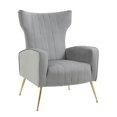 thumbnail image 2 of Jerry Velvet Accent Chair Upholstered Living Room Arm Chair GRAY, 2 of 5