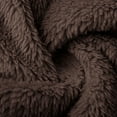 thumbnail image 6 of Men's Fuzzy Sherpa Jacket Long Sleeve Fleece Zip Up Coat with Lapels Plush Winter Outwear Warm Cardigan, 6 of 7