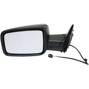 Mirror Compatible With 2013-2018 Ram 1500 2500 Left Driver Side Textured Black Kool-Vue