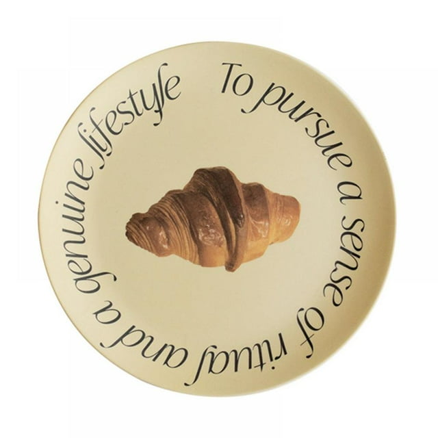 Assiettes en Fibre de Bambou - Assiettes en Bambou Réutilisables Incassables de Qualité Alimentaire - Assiettes Lavables au Lave-Vaisselle Assiettes pour Enfants pour Maison Extérieur