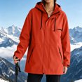 thumbnail image 5 of Women's Zipper Hoodie with Pockets Adjustable Drawstring Long Sleeves Camping Athletic Jacket XXL, 5 of 9