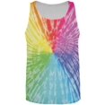 thumbnail image 1 of Rainbow Pride LGBT Tie Dye All Over Adult Tank Top - X-Large, 1 of 2