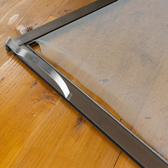 Masteelf 100pcs Window Spring Clips Window Screen Parts Window Screen Tension Springs Glass Window Clips Screen Tension Spring Corner Clips