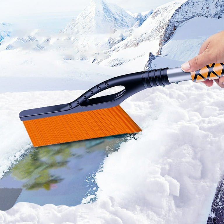 Snow Brush Ice Scraper For Car Ice Snow Removal Shovel Ice Scraper For Car  Windscreen Portable And Cute Shovel With Non-Slip