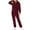 Wine, variant on Lindreshi Womens Pajama Sets Plus Size Women Long Sleeve Hooded Jumpsuit Pajamas Casual Winter Warm Rompe Sleepwear
