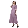 thumbnail image 2 of Moomaya Robe d'Été en Coton Imprimé pour Femmes Grande Taille, 2 of 4