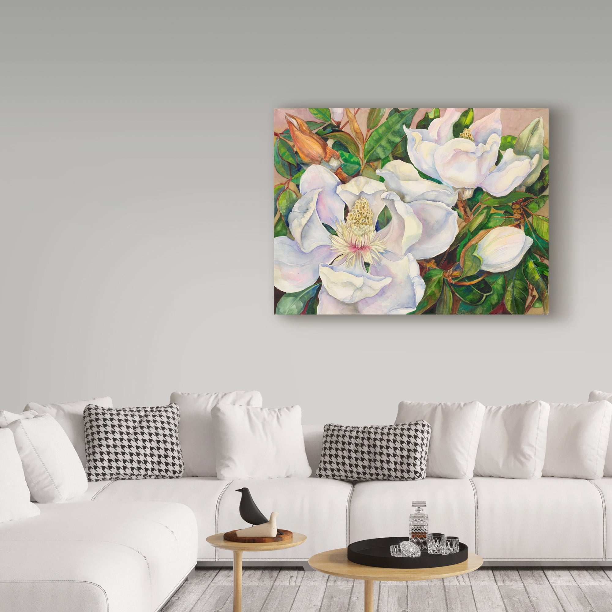 Trademark Fine Art 'Magnolia Tree' Canvas Art by Joanne Porter