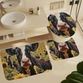 thumbnail image 5 of Farm Cows 4 Piece Shower Curtain Sets, with Non-Slip Rugs, Toilet Lid Cover And Bath Mat, for Bathroom DecorSet, 5 of 7