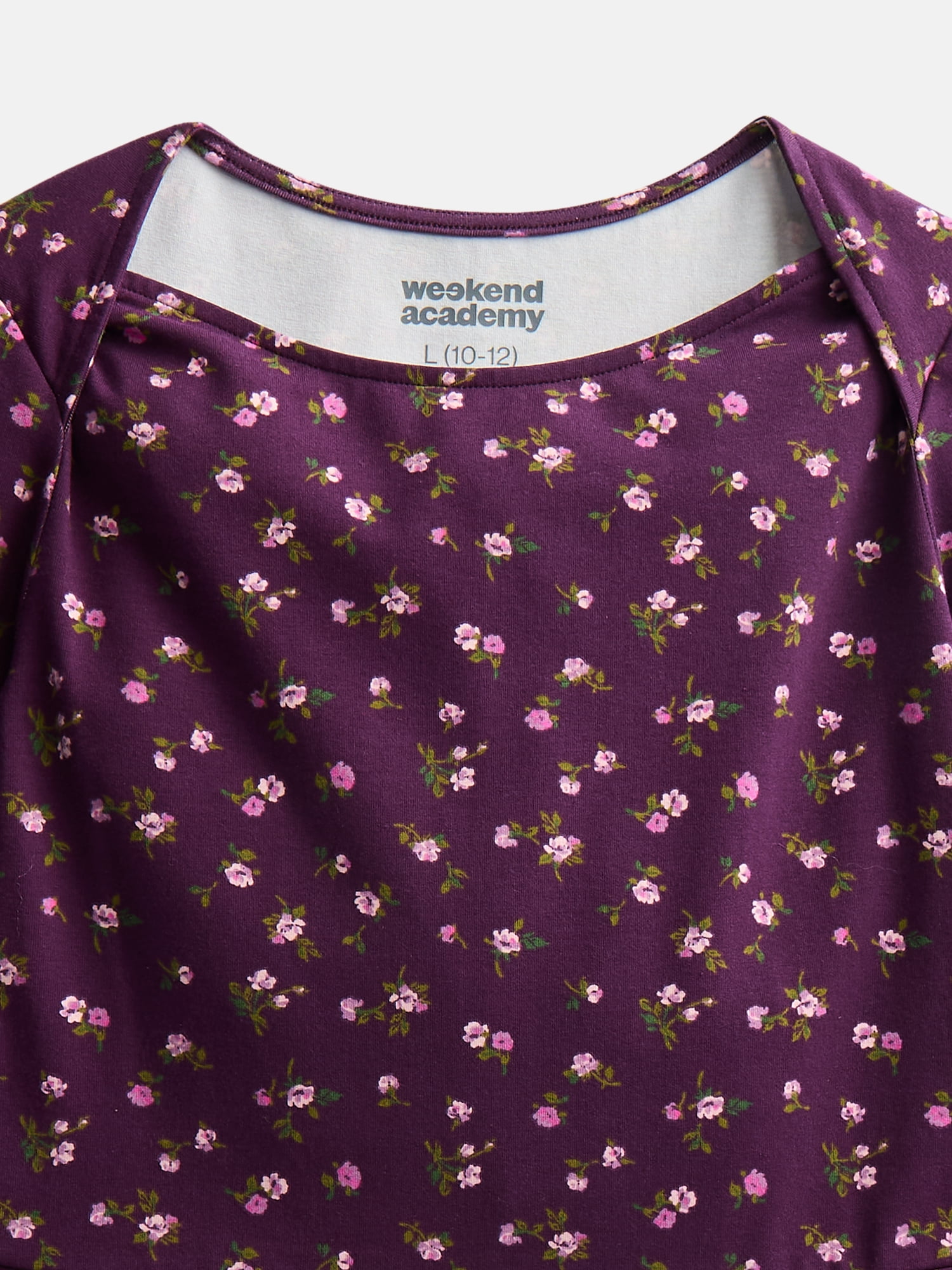 Weekend Academy Girls Boatneck Dress with Long Sleeves, Sizes 4-18