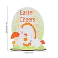 thumbnail image 3 of Easter Desktop Decoration Rabbits Easter Egg Ornaments Rural Wooden Crafts Ornaments, 3 of 6