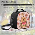 thumbnail image 6 of Yuyamidu Capybara Kids Backpack Set 3 in 1, 17 Inch School Backpack with Lunch Bag and Pencil Case, Large Capacity Bookbag for Boys Girls, Elementary Middle School, 6 of 7