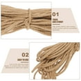 thumbnail image 4 of CIMAXIC Jute Rope 1 Set of Party Hemp Ropes Decorative Jute Twines Handworked Jute Ropes,787.4"X0.24"X0.24", 4 of 5