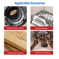 thumbnail image 3 of Straight Air Sander, High Power 3mm Deviation Easy  0.5-0.7Mpa Straight Pneumatic Sander  for Workpiece, 3 of 7