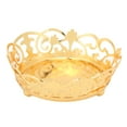 thumbnail image 3 of Gold Candy Plate, Stain Resistant Zinc Alloy Fruit Tray  For Bar, 3 of 8