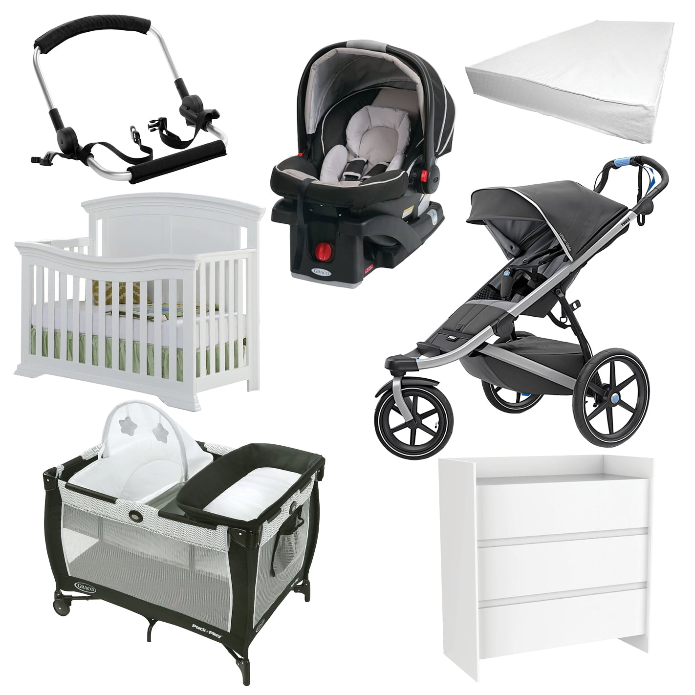 Nursery Bundle Thule Graco 7 Pieces Walmart Canada