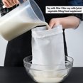 thumbnail image 2 of LAIQIEN Fine Mesh Nylon Filter Bag Reusable Soy Milk Almond Gauze Bags Nut Yogurt Strainer Pouch for Home Kitchen Tea Juice, 2 of 10