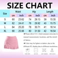 thumbnail image 3 of vigerkar Women's High Waisted Ruffle Swim Skirts with Short Tummy Control Ruched Bikini Swimsuit Bottoms (Pink, S), 3 of 5
