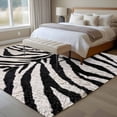 thumbnail image 4 of 5x8 Area Rugs for Living Room, Black White Zebras Non Slip Area Rugs for Kitchen Bedroom Entryway, Vintage Abstract Art Washable Carpet Runner Rug Floor Mats for Bedroom Home Decor, 4 of 8