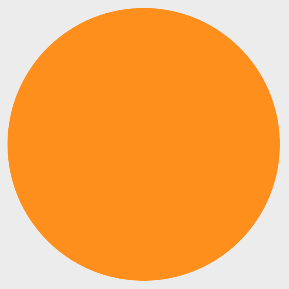 JAM Paper Standard Round Label Rolls, Circular, 1 Inch, Neon Orange, 125 Labels/Roll