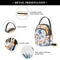 thumbnail image 4 of FORMRS Crossbody Bag for Women Quilted Travel Shoulder Cell Phone Purse with Chain Strap Handbag, Tropical Jungle Vibes, 4 of 7
