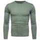 thumbnail image 1 of Hombres Fitness Jogging Pullover Cuello redondo Color sólido Slim Top T-shirt Pompotops oipoqjl8128, 1 of 9
