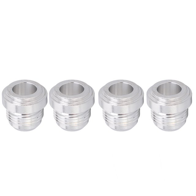 Rosca macho 12AN instalación simple y estable Mecanizado CNC Rosca macho 12AN Billet 4 piezas Roscas precisas para soldar en juntas de tubería ANGGREK Otros