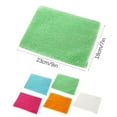 Plertrvy 10Pcs Dishwashing Towel Green for Washing Dishes and Pots
