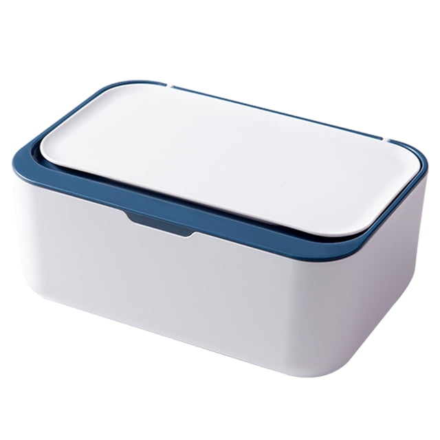 Organizador Almacenamiento Máscaras Caja Toallitas para Bebés A Prueba Polvo Con Sello Tapa Versátil Del