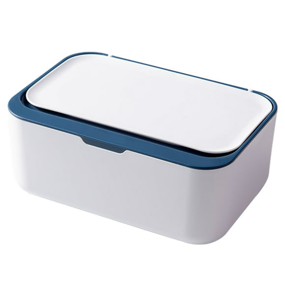 Organizador Almacenamiento Máscaras Caja Toallitas para Bebés A Prueba Polvo Con Sello Tapa Versátil Del