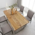 thumbnail image 6 of vidaXL Dining Table Dinner Table for Kitchen Dining Room Solid Wood Acacia, 6 of 82
