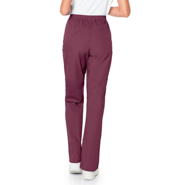 Landau Scrub Zone Pantalon de Sarrau pour Femmes à 3 Poches, Coupe Classique Décontractée, Jambe Droite