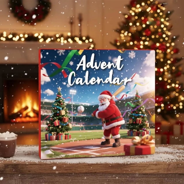 Calendario de llegadas: Imprescindibles para dormitorios, calendario de adviento de béisbol navideño, mejoras para el hogar, regalos de cumpleaños para hombres, organización del hogar, nuevos elemento