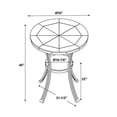 thumbnail image 4 of Powell Furniture Franklin Pub Table, Multicolor 36" x 36" x 40", 4 of 10